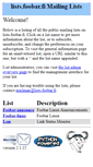 Mobile Screenshot of lists.foobar.fi